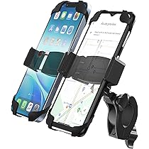 Amazon.co.jp: 包み込むデュアルバイク電話マウント 調節可能な