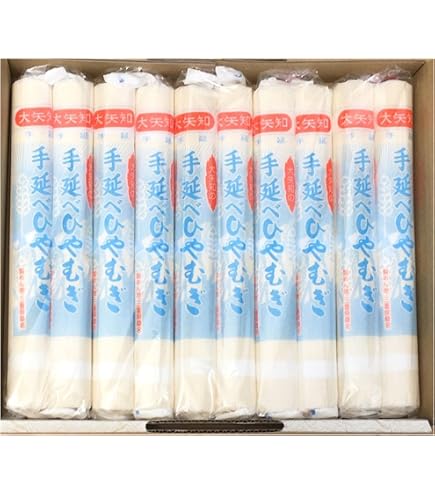 Amazon.co.jp: 金魚印 大矢知伝承の味 手延ひやむぎ, 225g×6束 古市