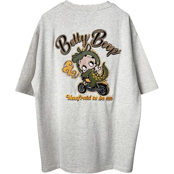 Amazon | Betty Boop バイカー ベティ Tシャツ | Tシャツ・カットソー 通販