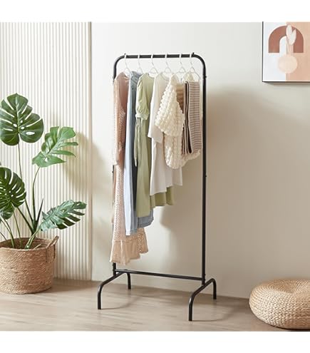 Amazon｜IKEA Nikkeby 衣類ラック レッド 17 3/4x66 7/8 504.515.04