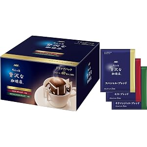 AGF ちょっと贅沢な珈琲店 レギュラーコーヒー ドリップパック アソート 40袋 【 ドリップコーヒー 】【 つめあわせ 】