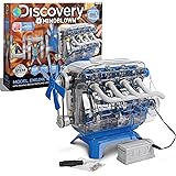 Discovery #MINDBLOWN モデルエンジン組み立てキット DIY 4気筒燃焼エンジン 作業ピストン ファンバルブ ベルト LEDライト STEMメカニックエンジニアリング 建設実験セット 子供&大人ギフト