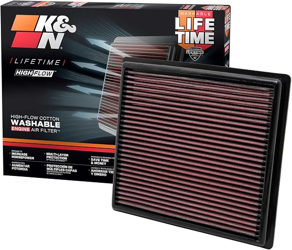 K&N Replacement Air Filter 33, Genuine - 1