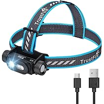 Trustfire ヘッドライト USB-C充電式 LEDヘッドランプ 1350ルーメン H6R懐中電灯 強力 高輝度 超軽量 18650バッテリー フラッシュライト 81tGkWaAtXL._AC_UL210_SR210,