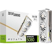 ［最終値下げ］ZOTAC GeForce RTX 5080 ホワイト ZOTAC SOLID OC White Edition GeForce RTX 5080 16GB 256-Bit