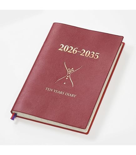 Amazon.co.jp: 多年用手帳 石原10年日記 ブラウン (2023-2032年