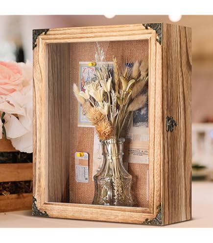 Hvfun 8x11 Inch LED Shadow Box Display Case - USB Powered For Wine Corks, Tickets, Keepsakes & DIY - View #11