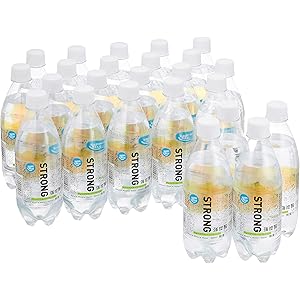 Happy Belly 強炭酸水 グレープフルーツ 500ml×24本 [Amazonブランド]