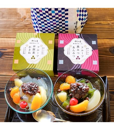 Amazon.co.jp: 榮太樓 あんみつ 1個（300g） ×6個 : 食品・飲料・お酒