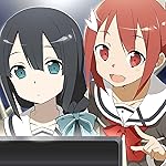 結城友奈は勇者である iPad壁紙 モニターを見る結城友奈と東郷美森 結城友奈は勇者である iPad壁紙 モニターを見る結城友奈と東郷美森