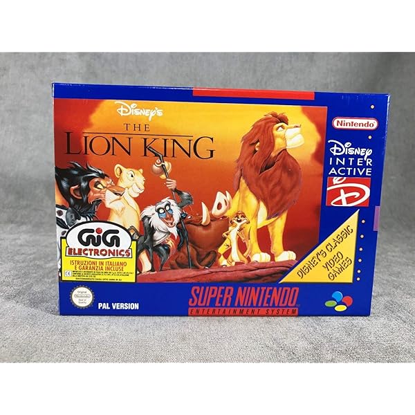 Amazon.co.jp: THE LION KING SNES 海外版(国内本体動作不可