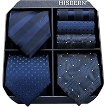 Amazon | [HISDERN] ビジネス 紺 ネクタイ 3本セット おしゃれ