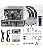 Amazon.co.jp: NEKPOKKA 12Vカーエアコン 電動コンプレッサー