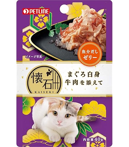 Amazon.co.jp: ペットライン キャットフード 懐石レトルト まぐろ白身