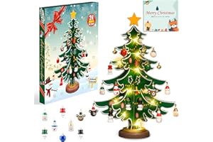 Etopgo アドベントカレンダー 2025 クリスマスツリー 卓上 アドベントカレンダー 木製 Christmas tree 30個オーナメント付き 子供 おもちゃ 24日間 クリスマス カウントダウン カレンダー クリスマスの飾り オーナメント