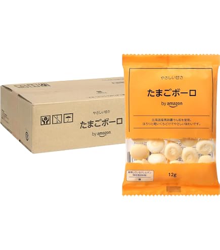 Amazon.co.jp: 大阪前田製菓 卵卵ぼーろ 130g×12袋 : 食品・飲料・お酒