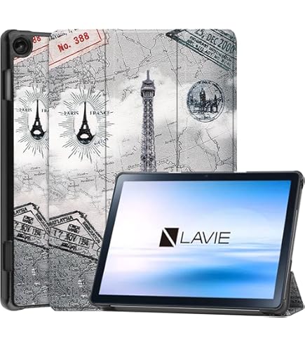 NEC LAVIE Tab T10d 本体 中古（タブレットカバー付き） NEC LAVIE Tab T10d ケース 耐衝撃 カバー PUレザー おしゃれ 持ち