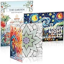 Bondream Mandala Coloring Book Set - 3 Books With 60 Stress Relief Patterns For Adults & Teens