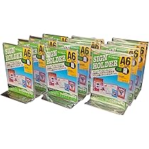 Amazon | クルーズ サインホルダーA6はがきサイズ 両面用 縦