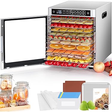 Amazon.co.jp: KWASYO【2025新モデル】12段フードドライヤー 五つ