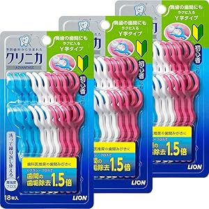 クリニカ アドバンテージ デンタルフロス Y字タイプ 大容量 単品 18本×3
