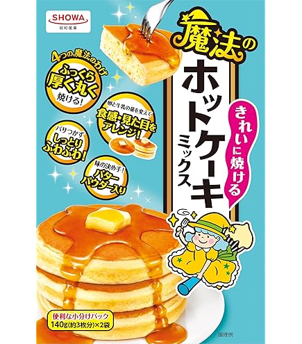 Amazon.co.jp: 昭和 ケーキのようなホットケーキミックス 400g×6個