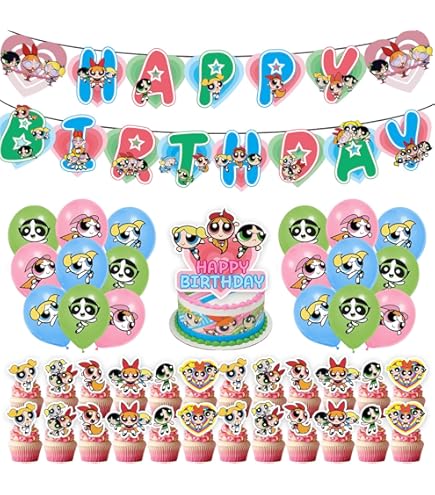 Amazon.co.jp: はたらく細胞 誕生日 飾り付け パーティー セット 漫画