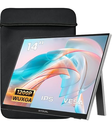 Amazon.co.jp: Upperizon モバイルモニター 14インチ 2K QHD 光沢IPS