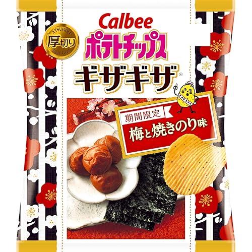 カルビー ポテトチップス ギザギザ 梅と焼きのり味