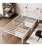 Amazon｜タンスのゲン ベッド シングル スチール パイプベッド 2口