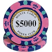 Amazon | モンテカルロ カジノチップ ポーカーチップ バカラチップ
