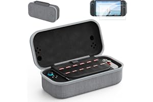 対応 Nintenndo Switch 2用キャリーケース、Switch2本体とアクセサリ(2025)を収納できるswitch 2用保護ケース「オールインワン，コンパクトな内部構造，ゲームカードスロット内蔵，トラベルキャリー，強化フィルム＆ロッカー保