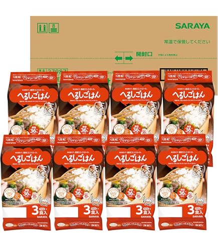 Amazon | サラヤ 低GIへるしごはん150g×12個 | サラヤ | ごはんパック 通販