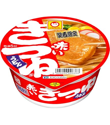 Amazon.co.jp: 東洋水産 マルちゃん 赤いきつねうどん(関西) 96g×12個