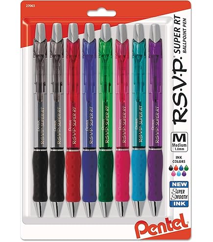 Pentel Superb Assorted Colour Ballpoint Pens - 0.7mm Tip - View #10