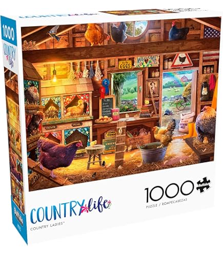 Buffalo Games Puzzle Waterside Nursery 1000 Teile – Fertig 26,75 X 19,75 Zoll, Inkl. Poster
