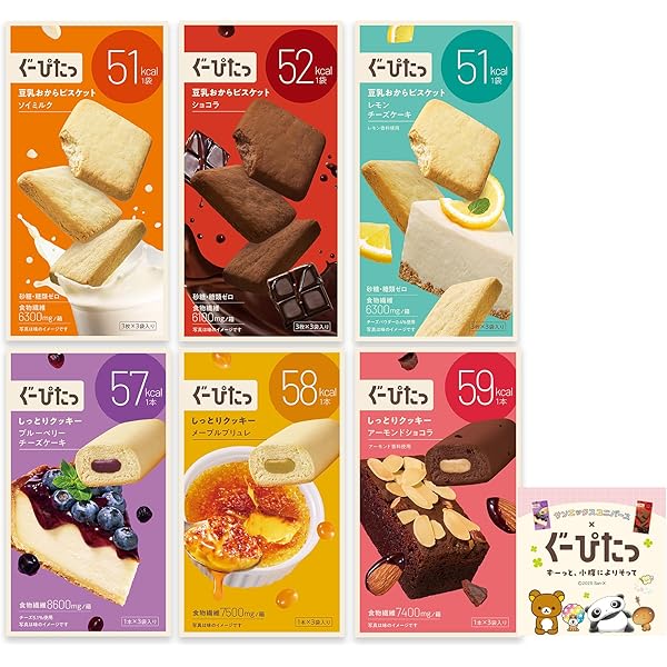 ぐうぴた Amazon.co.jp: Naris Up ぐーぴたっ 6種セット 豆乳おから