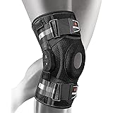 NEENCA 膝パッド プロテクター 膝サポーター 膝の安定 金属バネ付き/がっちり固定力 左右兼用 圧迫 スポーツ用 日常生活 大きいサイズ HX-42 M