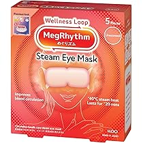 Amazon.co.jp: めぐりズム 蒸気でホットアイマスク 無香料 5枚入