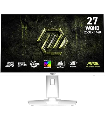 Amazon.co.jp: MSI MAG 274URFW 27インチ 4K ゲーミングモニター 3840