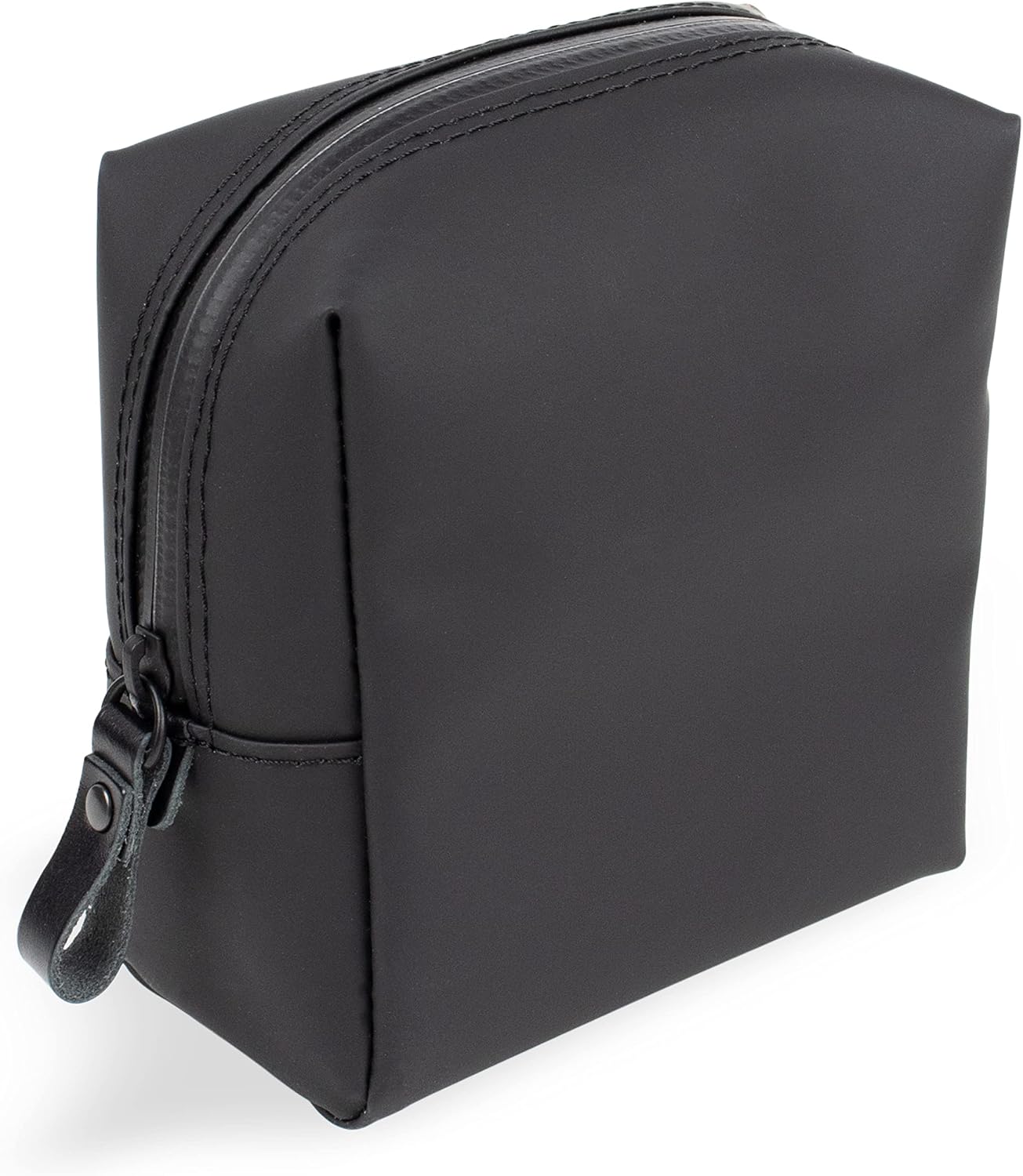 [ aso ] TOFTPOUCH＋ (タフトポーチプラス) 耐水 ガジェット ポーチ 日本製 約110×110×60[mm] ガジェットポーチ 旅行 収納 小物入れ バッグインバッグ (Mサイズ ブラック) tf-v219-bl-m