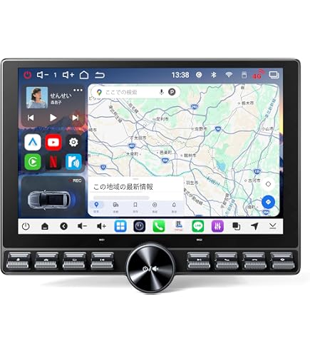 Amazon.co.jp: [14.1インチ 大画面] ATOTOEXCEL V10 Androidカーナビ