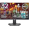 Dell G3223Q 32インチ 4K ゲーミングモニター (FPS向き/1ms/144hz/Fast IPS/DP・HDMIx2/DCI-P3 95%/高さ調整/VESA DisplayHDR 600/AMD FreeSync Premium P