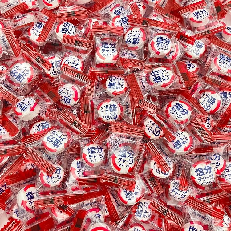 Amazon.co.jp: 塩分チャージタブレッツ 500g×2袋 合計1kg（約333粒）大