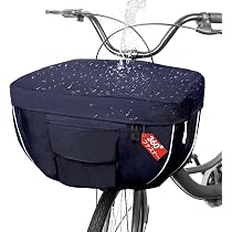 Amazon | KGGHNG 自転車 前カゴカバー 防水 2段式 撥水加工 厚手600D