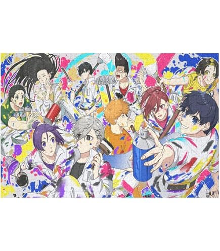 Amazon | ブルーロック ジグソーパズル 500ピース 益智減圧玩具 木製