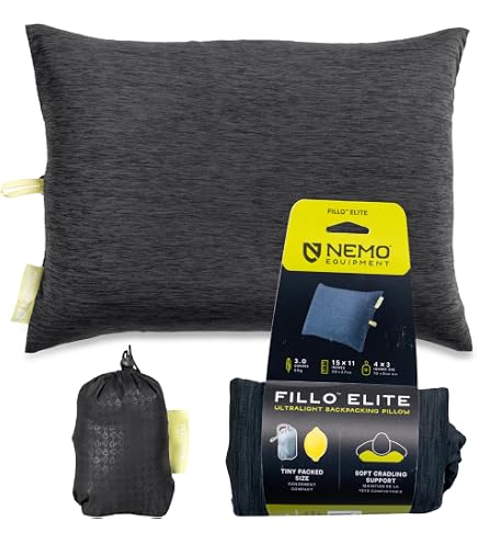 Amazon.co.jp: NEMO Fillo Elite Wide (Blue Horizon/Citron) ピロー