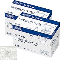 【ユニチャーム】『サージカルプリーツマスク』4層ふつうブルー 50枚入×20箱 Amazon.co.jp: 日本製不織布マスク ユニ・チャーム サージカル