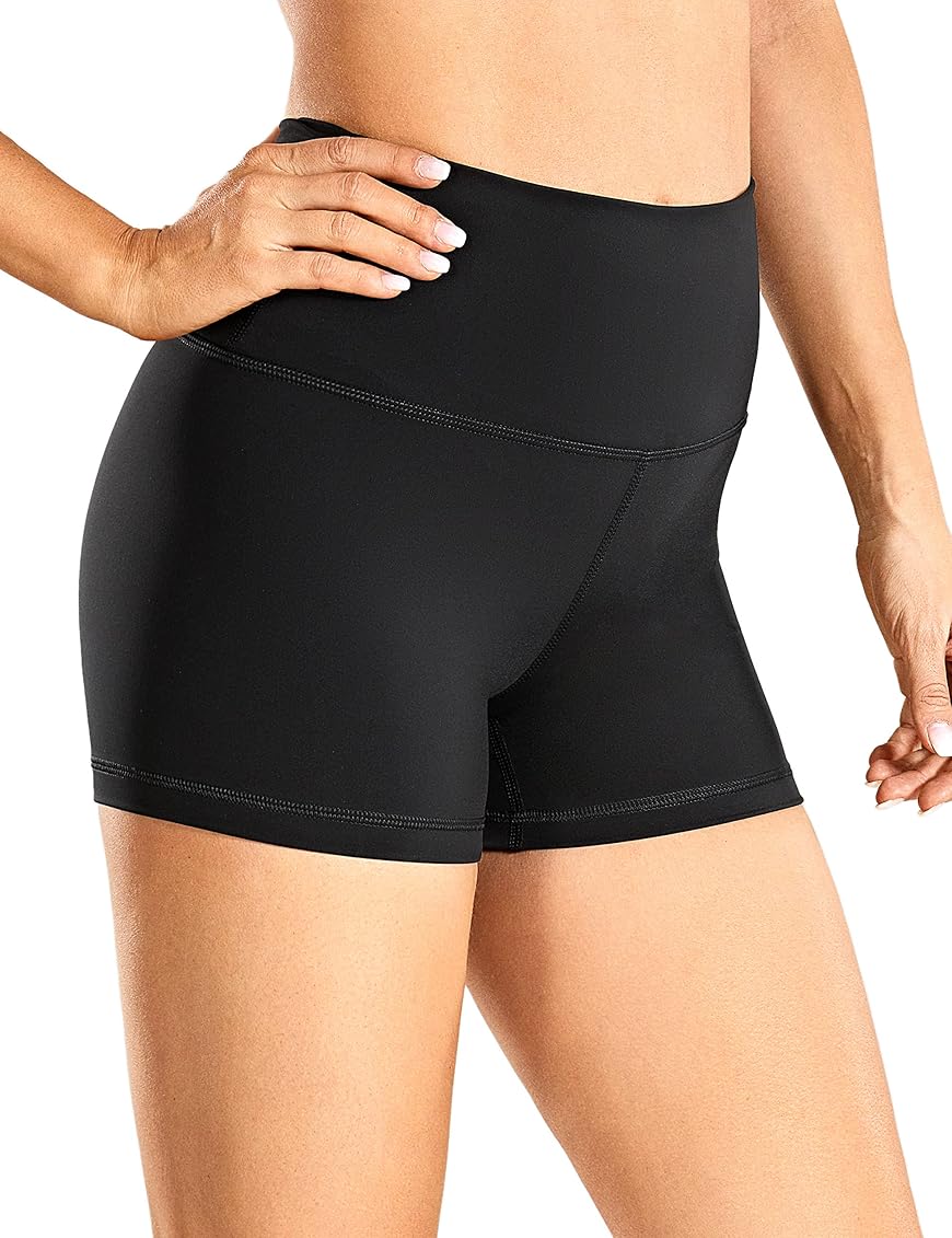 High Waist Yoga Workout Running Shorts 