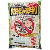 グリーンテック 防犯の砂利（約72デシベル） ホワイト 30L×2袋 【お買い得60L分セット】
